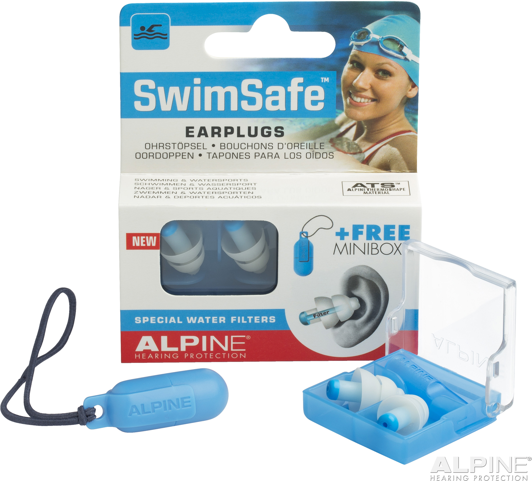 SwimSafe dopuri de urechi pentru inot - imagine 7